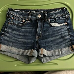 American Eagle Denim Midi Shorts